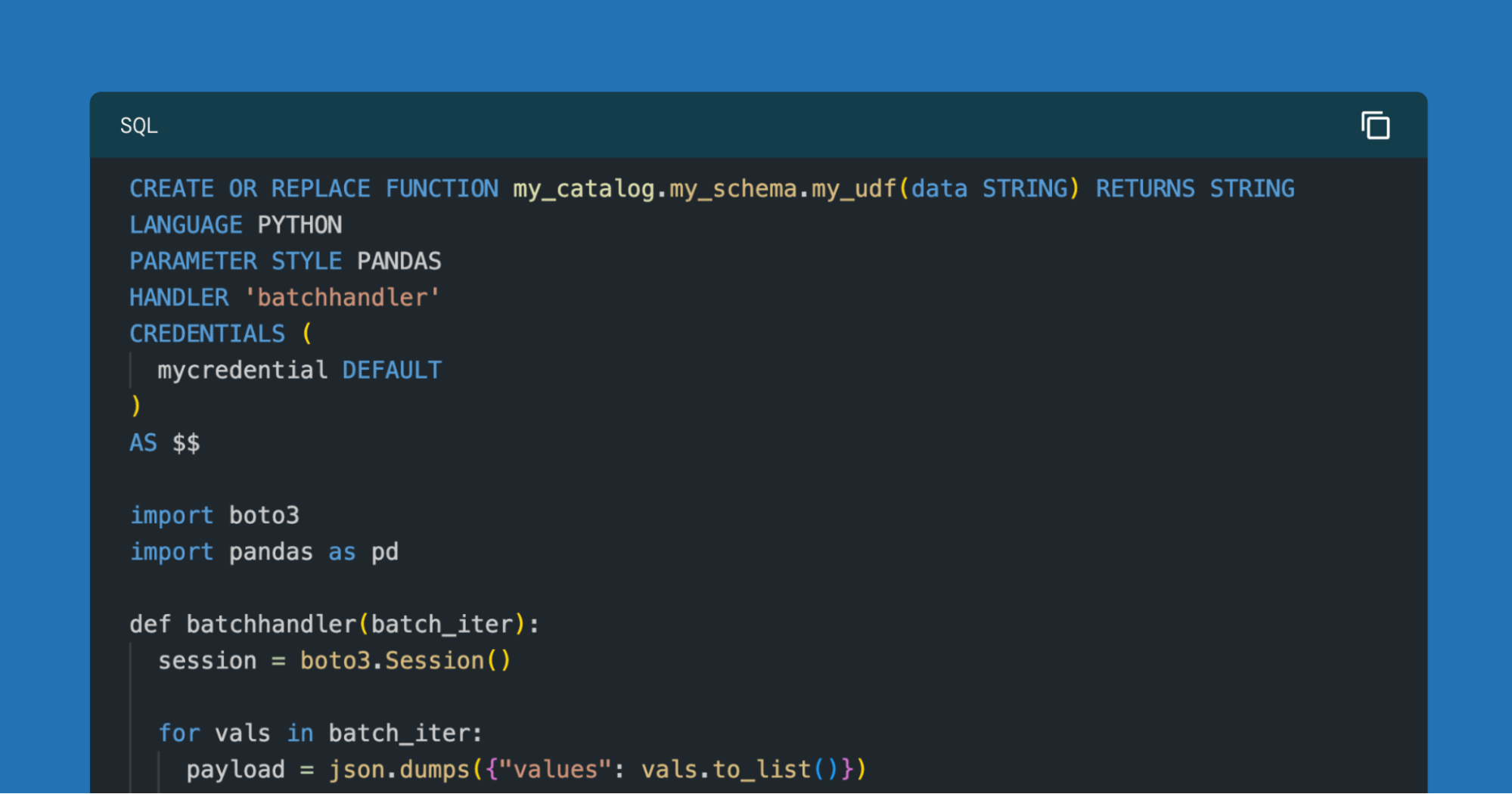 Announcing support for New UC Python UDF Features
